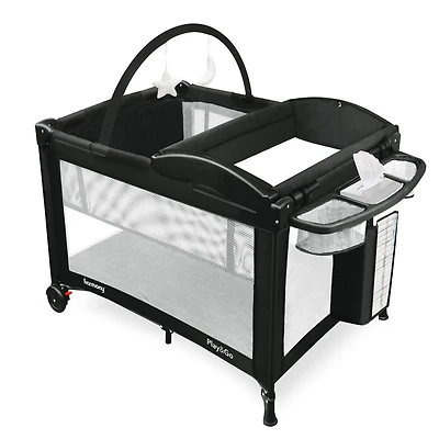 Harmony 0801006NTL Parc Play & Go All-in-One, Noir Changeur & organisateur deluxe