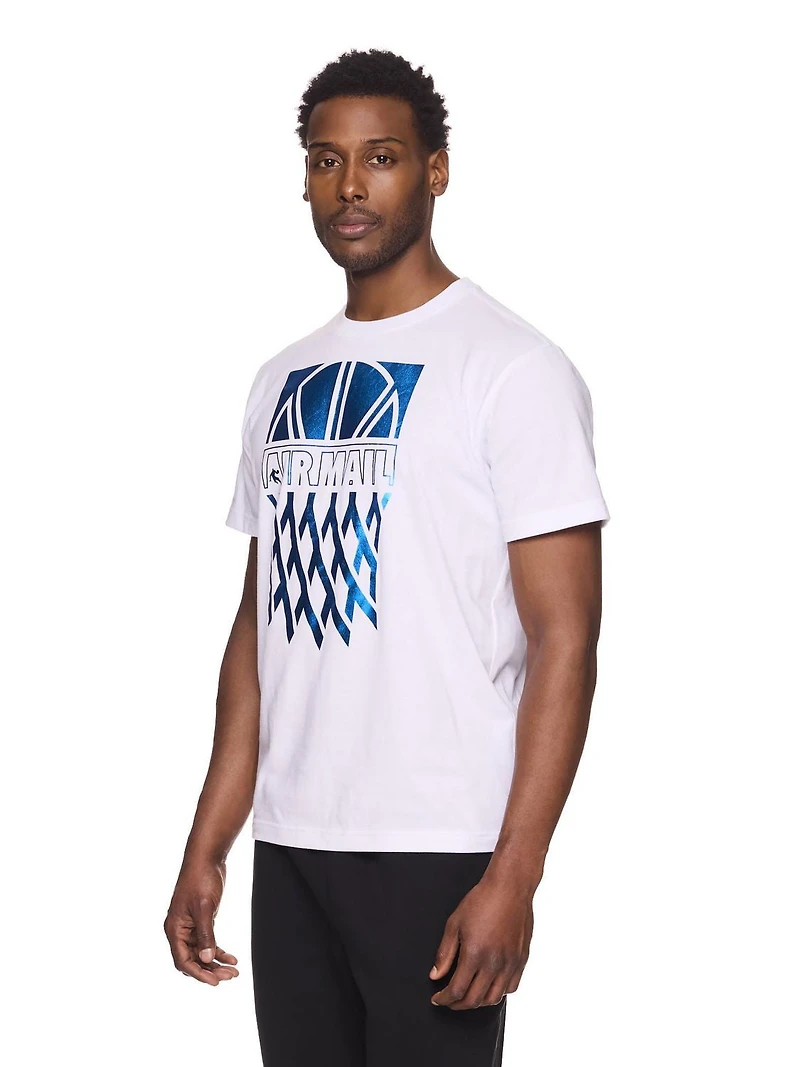 AND1 Mens Air Mail Short Sleeve Graphic Tee