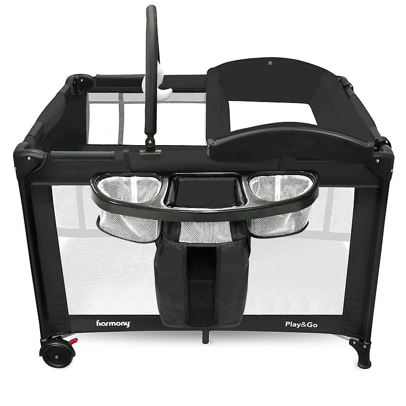 Harmony 0801006NTL Parc Play & Go All-in-One, Noir Changeur & organisateur deluxe