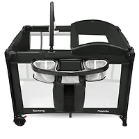 Harmony 0801006NTL Parc Play & Go All-in-One, Noir Changeur & organisateur deluxe