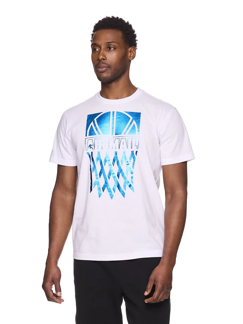 AND1 Mens Air Mail Short Sleeve Graphic Tee