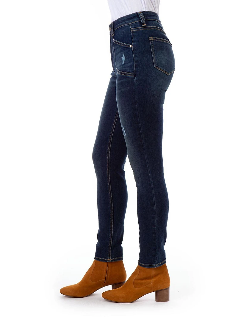 Jordache Women's High Rise Utility Skinny