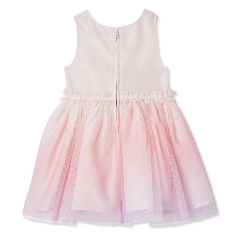 Robe avec maille et effet dégradé George pour bébés filles