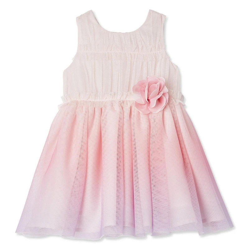 Robe avec maille et effet dégradé George pour bébés filles