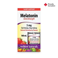 webber naturals Mélatonine 5 mg Extra-fort
