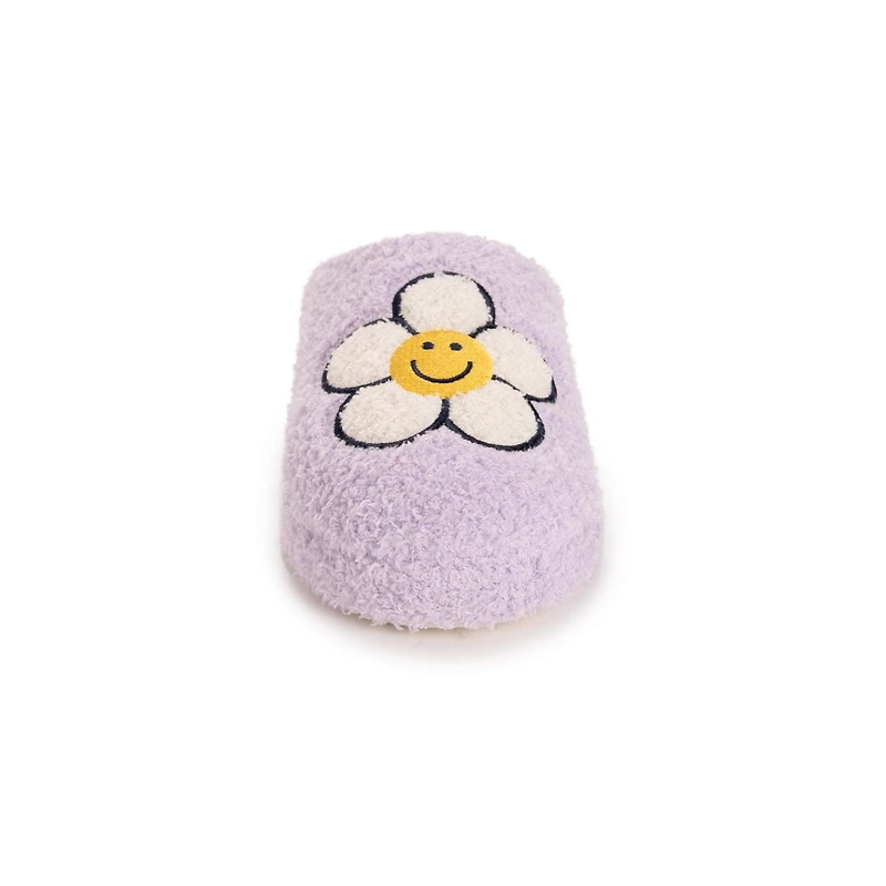 Pantoufles à motif de marguerites violettes MUK LUKS pour femmes, tailles 5- 10