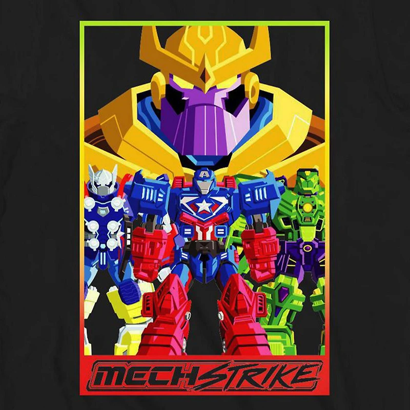 Boys Marvel Mech Strike Group Thanos T-Shirt