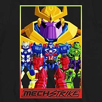 Boys Marvel Mech Strike Group Thanos T-Shirt