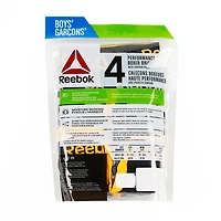 Paq. de 4 caleçons boxeurs haute performance Reebok avec traitement antimicrobien pour garçons