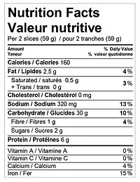 Pain au sésame D'Italiano 675g