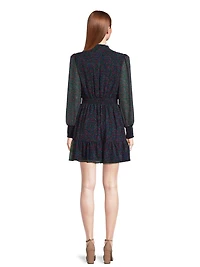 BCBG PARIS ROBE MINI IMPRIMÉE