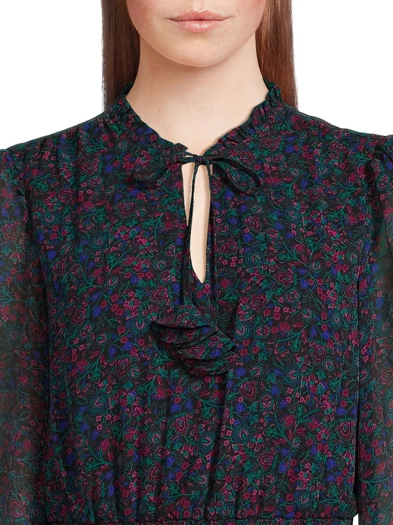 BCBG PARIS PRINT MINI DRESS