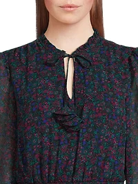 BCBG PARIS PRINT MINI DRESS