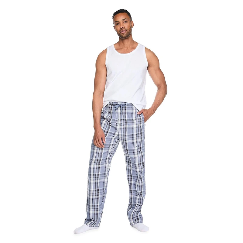 Pantalon de pyjama en popeline George pour hommes
