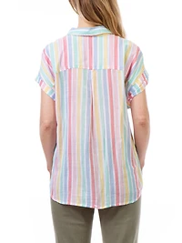 Chemise nouée à l'avant Jordache pour femmes