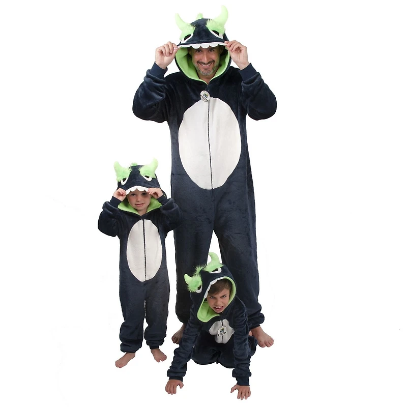 Combinaison pyjama avec capuchon personnage monstre marque George pour garçons