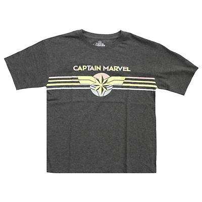T-Shirt à imprimé Captain Marvel pour femmes