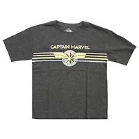T-Shirt à imprimé Captain Marvel pour femmes