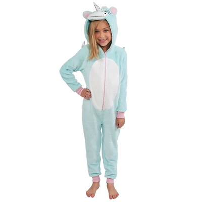Combinaison pyjama avec capuchon personnage licorne marque Georges pour filles