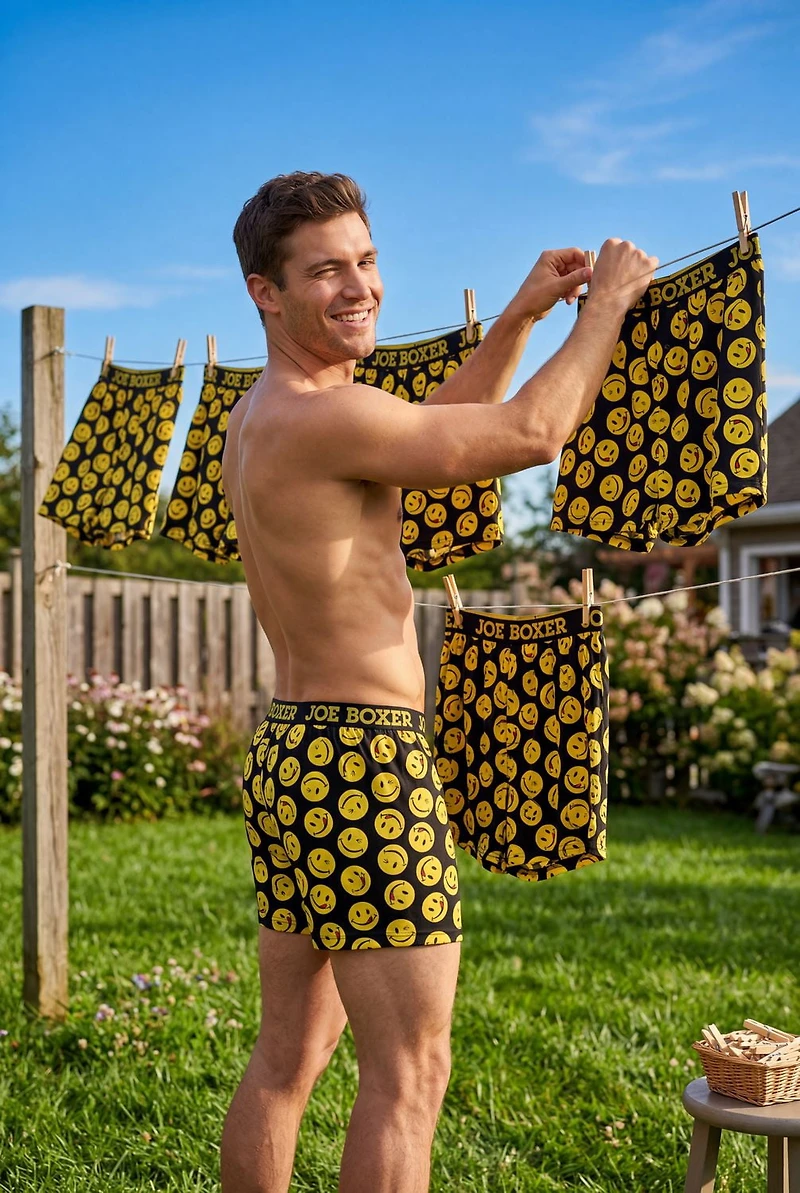 Lot de 2 caleçons amples fantaisie Joe Boxer pour hommes