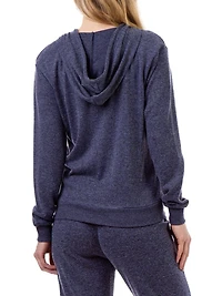 Jordache Women's Hacci Hoodie