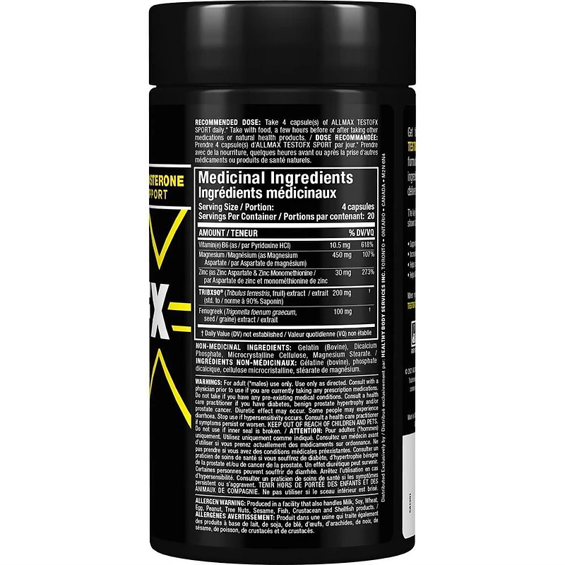 Allmax TestoFX Sporte