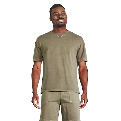 T-shirt en tissu éponge bouclé George pour hommes