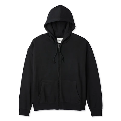 No Boundaries Women's Oversized Full Zip Hoodie