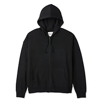 No Boundaries Women's Oversized Full Zip Hoodie