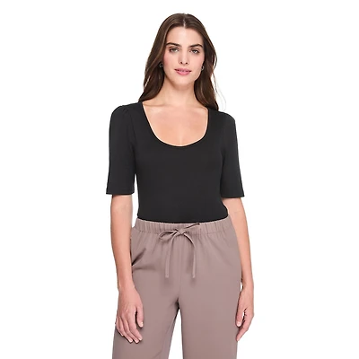 George Women's Puff-Sleeve Top