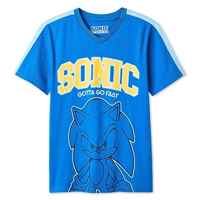 T-shirt à imprimé graphique Sonic le hérisson pour garçons