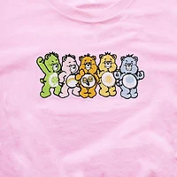 Haut à manches courtes à nouer sur le devant Care Bears pour femmes