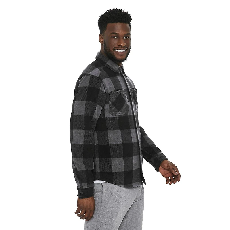 Veston en polaire et sherpa George pour hommes