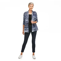 Cardigan en hacci rayé Penmans pour femmes