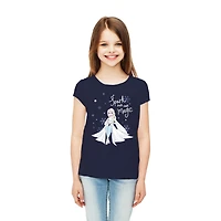 Filles Disney La Reine des Neiges 2 Spark Your Magic Elsa T-shirt à manches courtes