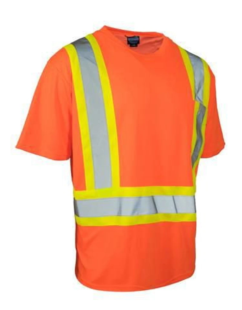 Tee-shirt de sécurité à manches courtes Forcefield Ultrasoft Hi Vis Crew Neck
