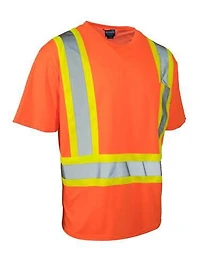 Tee-shirt de sécurité à manches courtes Forcefield Ultrasoft Hi Vis Crew Neck