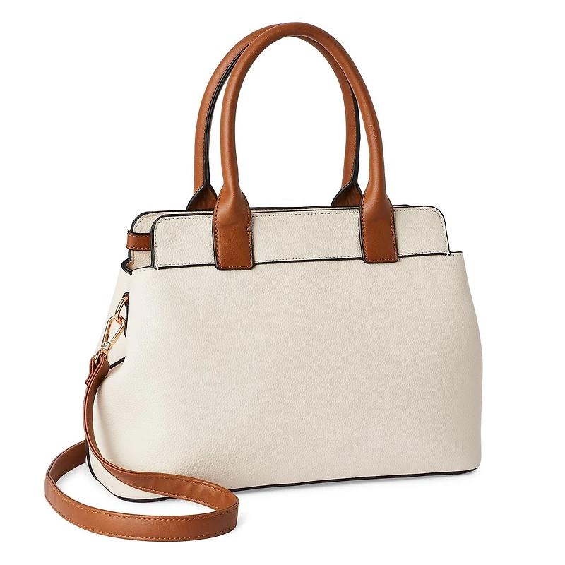 Time and Tru Women's Satchel Bag, One Size