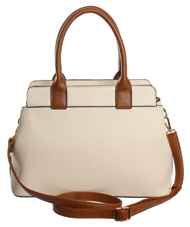 Time and Tru Women's Satchel Bag, One Size