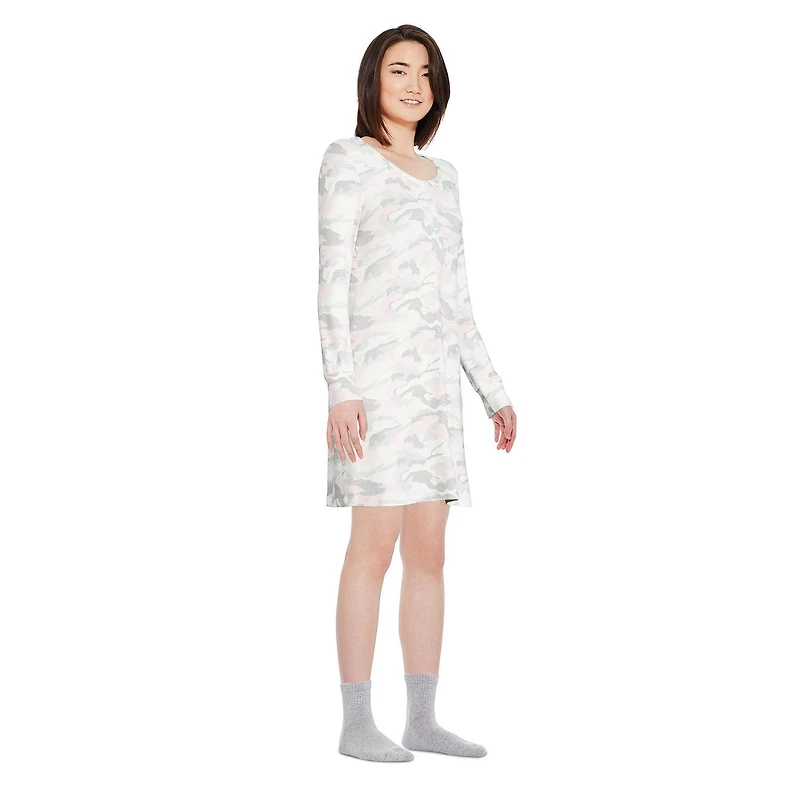 Chemise de nuit henley en hacci George pour femmes