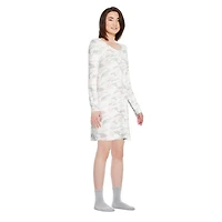 Chemise de nuit henley en hacci George pour femmes