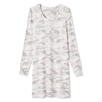 Chemise de nuit henley en hacci George pour femmes