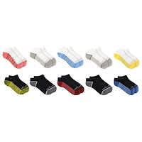 Fruit of the Loom Boys No Show Socks -10 Pack