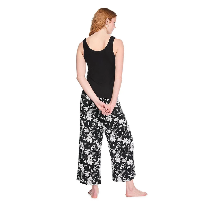 George Women's Two Piece Capri Pajama Set