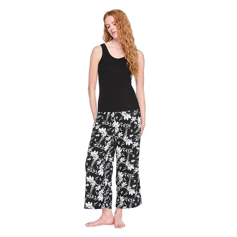 George Women's Two Piece Capri Pajama Set