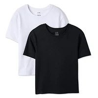 George Girls' Short-Sleeve T-Shirt 2-Pack
