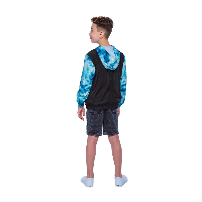 Boys Mini Pop Kids Blue Waves Jacket