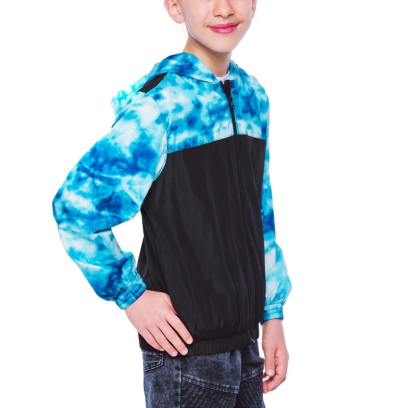 Boys Mini Pop Kids Blue Waves Jacket