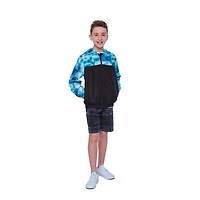 Boys Mini Pop Kids Blue Waves Jacket