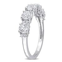 Bague d’anniversaire de Miabella avec 1-5/8 Carat PBT de topaze blanche en argent sterling